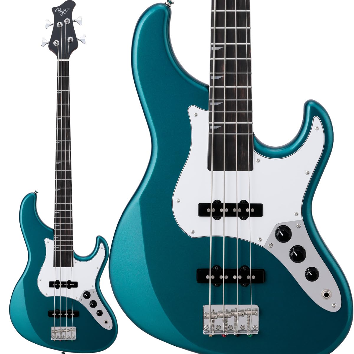 Amazon | Ryoga VAL-BASS Ocean Turquoise Blue エレキベース ジャズ